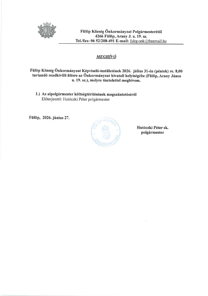 Meghivo 20260727