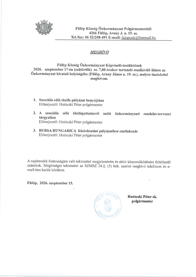 Meghivo 20260917
